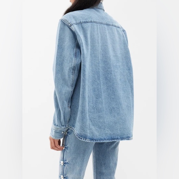 NWT Khaite Denim Argo Top - Picture 3 of 3